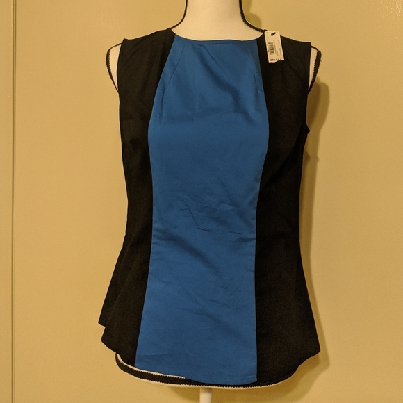 Worthington size Small colorblock blouse - Picture 7 of 8